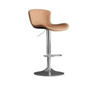 AFGFGHES Taburete Taburete de Bar Moderno y Sencillo, Taburete Alto for el hogar, Respaldo Ligero y Lujoso, Silla de Bar elevable, Silla giratoria de Hierro de 60-80 cm Taburete Alto(A)