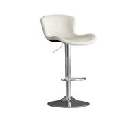 AFGFGHES Taburete Taburete de Bar Moderno y Sencillo, Taburete Alto for el hogar, Respaldo Ligero y Lujoso, Silla de Bar elevable, Silla giratoria de Hierro de 60-80 cm Taburete Alto(C)