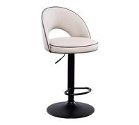 AFGFGHES Taburete Taburete De Belleza Simple Y Moderno, Silla De Bar, Elevador De Metal For El Hogar, Silla Giratoria con Respaldo Alto Taburete Alto