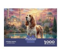 Afghan Hound 1000 Pieza Cartulina Premium Rompecabezas Premium Handsome Dog Extremadamente Difícil Juego Familiar Rompecabezas Regalos para Familia Y Amigos 52x38cm/1000pcs