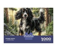 Afghan Hound 1000 Piezas Cartulina Extra Gruesa Rompecabezas DIY Handsome Dog Extremadamente Difícil Juguete De Cumpleaños Rompecabezas para Adultos Y Niños 52x38cm/1000pcs