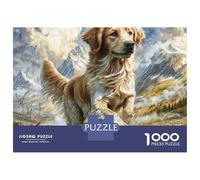 Afghan Hound 1000 Piezas Cartulina Premium Rompecabezas Premium Handsome Dog Extremadamente Difícil Juego Familiar Rompecabezas Regalos para Familia Y Amigos 52x38cm/1000pcs