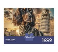 Afghan Hound 1000 Piezas Papel Ecológico Resistente Rompecabezas Premium Handsome Dog Extremadamente Difícil Desafío Único Rompecabezas para Decoración del Hogar 52x38cm/1000pcs