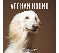 Afghan Hound Calendar 2026: 14-Month Organizer from Nov 2025 to Dec 2026 | Perfect for Home, Office, School & Family Scheduling, For Men , Women , Girls , Boys