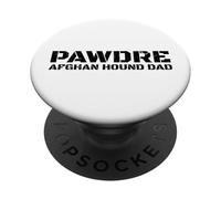 Afghan Hound Dad Dog Owner Distressed Design PopSockets PopGrip Adhesivo