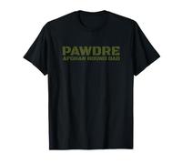 Afghan Hound Dog Dad Camiseta