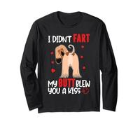Afghan Hound I Didn’t Fart My Butt Blew You A Kiss Funny Dog Manga Larga