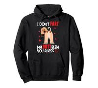 Afghan Hound I Didn’t Fart My Butt Blew You A Kiss Funny Dog Sudadera con Capucha