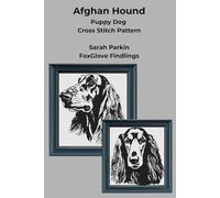 Afghan Hound Puppy Dog Cross Stitch Chart