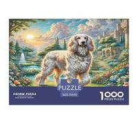 Afghan Hound Rompecabezas 1000 Pieza para Adultos Puzzle Juego for The Whole para Mujeres, Regalos para Hombres Cartón 100% Reciclado Decoración del Hogar 70x50cm/1000pcs