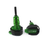 AFGIFT Deslizadores Moto para Kawasaki Z650 Z900 Z900RS Z 650 900 2017-2023 Marco de protección contra caídas para Motocicleta Slider Carenado Crash Pad Protector (Color : Green, Size : Z900)