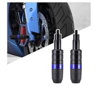 AFGJHYT Protector Anticaída Moto para Harley Davidson Softail Slim 2013-2021, Protectores de Chasis, Sliders Moto Antigolpes, Defensa Lateral, Protección contra Caídas y Impactos,D Blue