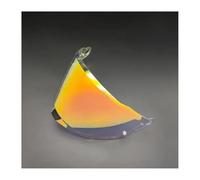 AFGJHYT Visera Casco Moto para LS2 MX701 Explorer C, Visera Integral con Protección UV, Visera Resistente a Rayaduras para Casco Integral, Visera Antivaho para Casco,H Revo Clear Red