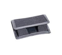 AFGRAPHIC Bolsa de batería para cámara con 2 ranuras para tarjetas de memoria DSLR para batería Canon NB-13L con cámara Canon PowerShot G1X Mark III, gris, Bolsa de batería
