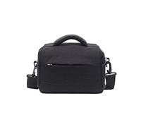 AFGRAPHIC Bolsa de hombro acolchada con correa ajustable para cámara Canon RF 24-70 mm f/2.8 L es lente USM con cámara Canon EOS R7, R8, Black, Bolsa de hombro de viaje