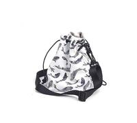AFGRAPHIC Bolsa de lona ligera con cordón para cámara Kodak EKTAR H35N con correa para cámara de película de medio marco, White, Bolsa con cordón