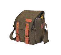AFGRAPHIC Bolso bandolera para cámara Fujifilm GFX 100S II de formato mediano, sin espejo, impermeable, antirrobo, color marrón, Brown, Bolsa de hombro