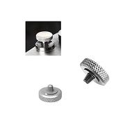 AFGRAPHIC Camera Deluxe - Botón de disparador cóncavo plateado para cámara digital Fujifilm X100VI