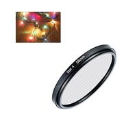 AFGRAPHIC Filtro de estrella para cámara Nikon Coolpix P950 con efecto de ráfaga de estrellas, 4 puntos