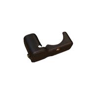AFGRAPHIC Funda de piel auténtica para cámara Sony ZV-E1 sin espejo, Black, Funda base de medio cuerpo