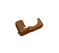 AFGRAPHIC Funda de piel auténtica para cámara Sony ZV-E1 sin espejo, Brown, Funda base de medio cuerpo