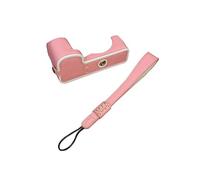 AFGRAPHIC Funda de piel sintética para cámara digital Fujifilm X-S20 sin espejo, color rosa, Pink, Estuche base de medio cuerpo