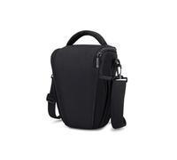 AFGRAPHIC Funda para cámara, impermeable, a prueba de golpes, triangular, riñonera para Sony FE 28-60 mm f/4-5.6 lente con cámara Sony Alpha a7C II, Black, Funda para cámara