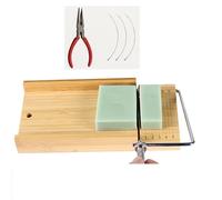 AFGSsm Cortador de jabón, Molde madera jabon, Kit para hacer jabones artesanales, Moldes jabones, Glicerina para hacer jabones