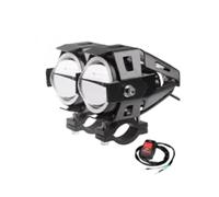 AFHEG Faros delanteros Faro LED auxiliar U7 para motocicleta, Ojos