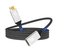 afhgdjr Cable alargador Hdmi de 2 m, cable de extensión Hdmi, cable de extensión de 2 m macho a hembra, cable ultra alta velocidad, Uhd, Hdr, Arc, 3d compatible con TV Stick, Roku, Blu-Ray, Xbox, Ps5