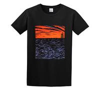 AFI Black Sails In The Sunset Album Cover Unisex 100% Cotton Short-Sleeve T-Shirts Black XXL