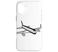 Afición a dibujar aviones Carcasa para iPhone 16 Plus