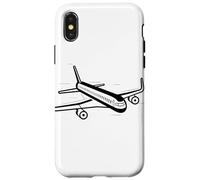 Afición a dibujar aviones Carcasa para iPhone X/XS