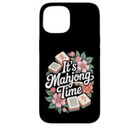 Aficionado a los Juegos Chinos Mah Jongg Tile Set Lover It's Mahjong Time Carcasa para iPhone 15