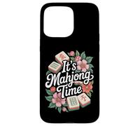 Aficionado a los Juegos Chinos Mah Jongg Tile Set Lover It's Mahjong Time Carcasa para iPhone 15 Pro MAX
