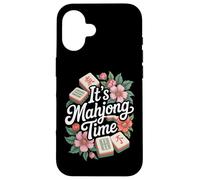 Aficionado a los Juegos Chinos Mah Jongg Tile Set Lover It's Mahjong Time Carcasa para iPhone 16