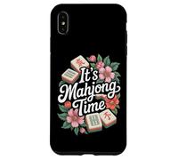 Aficionado a los Juegos Chinos Mah Jongg Tile Set Lover It's Mahjong Time Carcasa para iPhone XS MAX