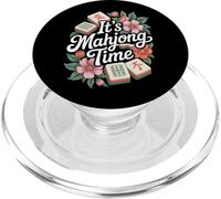 Aficionado a los Juegos Chinos Mah Jongg Tile Set Lover It's Mahjong Time PopSockets PopGrip para MagSafe