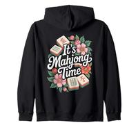 Aficionado a los Juegos Chinos Mah Jongg Tile Set Lover It's Mahjong Time Sudadera con Capucha