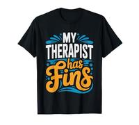 Aficionado Al Estanque De Koi Mi Terapeuta Tiene Aletas Camiseta