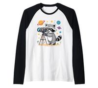 Aficionado Principiante Niños Astrofotógrafo Astrofotografía Camiseta Manga Raglan