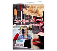 Afie 67-1081-A - Tarjeta Viva Santa Catherine 25 Noviembre para niña adolescente y mujer, maquillaje móvil, con funda blanca