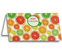 afie 69 - 4224 tarjeta rétablissement purpurina cítricos naranja limón verde vitamina Peps Energie rétablissement curación amigos familia apoyo chaleureux brillante brillante