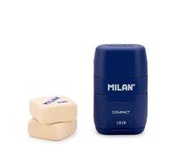 Afilaborra Milan Compact Serie 1918 Azul con 2 Gomas de Recambio