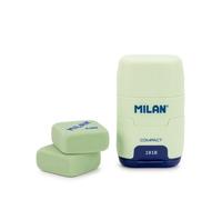 Afilaborra Milan Compact Serie 1918 Verde con 2 Gomas de Recambio