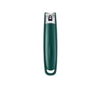 Afilado Cortaúñas de acero inoxidable, multiusos, lavable, portátil, no se oxida y recoge automáticamente los recortes de uñas compacto(Groen)