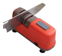 Afilador automático de corte de 4 etapas, herramienta de archivo de borde | Afilador eléctrico de cocina con base de ventosa, carga USB, para chef, trabajo, jardín, sierra, maquinilla de afeitar