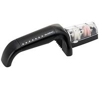 Afilador con 2 ruedas cerámicas, Global, negro