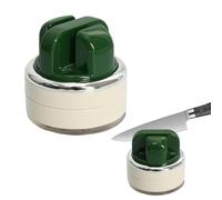 Afilador Cuchillos Manual con Ventosa Afilador de Cuchillos Profesional Verde Knife Sharpener Cuchillos Cocina Fixed to the Wall with Suction Cups