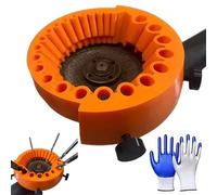 Afilador de brocas, afilador de brocas, herramienta de afilado de brocas universal, 2 a 13 mm para lijar, amoladora de 125 mm y amoladora angular